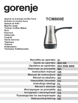 Gorenje TCM800E Manualul proprietarului