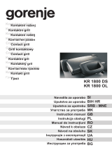 Gorenje a315 Manual de utilizare