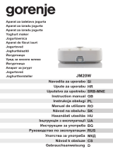 Gorenje JM20W Manual de utilizare