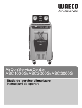 Waeco AirCon Service Center ASC 1000G, ASC 2000G, ASC 3000G Instrucțiuni de utilizare