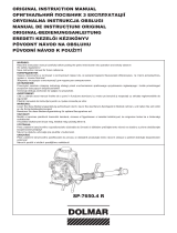 Dolmar SP76504R Manualul proprietarului
