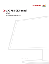ViewSonic VX2758-2KP-MHD Manualul utilizatorului