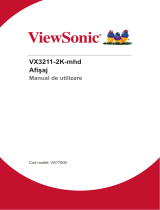 ViewSonic VX3211-2K-mhd Manualul utilizatorului