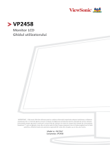 ViewSonic VP2458-S Manualul utilizatorului