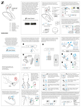 Sennheiser IE 80S BT Écouteurs Intra-Auriculaires Bluetooth Manual de utilizare