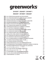Greenworks G60B3 Manual de utilizare
