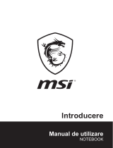 MSI GS65 Stealth Thin (Intel 8th Gen) Manualul proprietarului