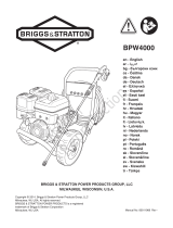 Briggs & Stratton PRESSURE WASHER, BRIGGS & STRATTON GLOBAL 4000 PSI MODELS 020596-00, 020596-01 Manual de utilizare