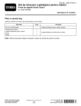 Toro Cable Guide Replacement Kit, Power Clear Snowthrower Ghid de instalare