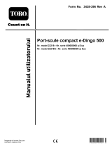 Toro e-Dingo 500 Compact Tool Carrier Manual de utilizare
