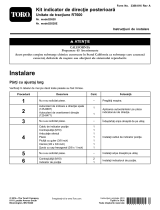 Toro Rear Steering Indicator Kit, RT600 Traction Unit Ghid de instalare