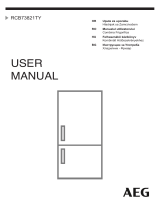 AEG RCB73821TY Manual de utilizare