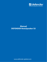 Defender NoteSpeaker S5 (65549) Manual de utilizare