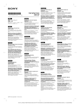 Sony CKS-X7/RC Manual de utilizare