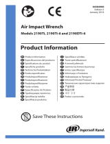 Ingersoll Rand 2190TI6 Manual de utilizare