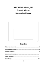 Allview Pachet Smart Mirror 1 + Smart Cam + Cantar + Tester piele + Senzor multifunctional + Transmitator IR + Comutator Manual de utilizare