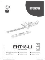 Erbauer EHT18-Li Manual de utilizare