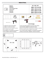 Castorama Verrière 4 vitrages acier Industrial noir 109 x h.105 cm Assembly Instructions