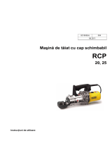 Wacker Neuson RCP-25/120 Manual de utilizare