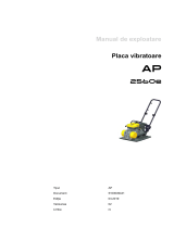 Wacker Neuson AP2560e Manual de utilizare