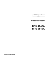 Wacker Neuson BPU 5545A Manual de utilizare