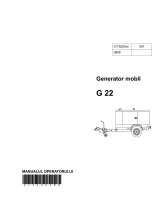 Wacker Neuson G22 Manual de utilizare