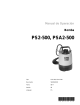 Wacker Neuson PS2500 Manual de utilizare