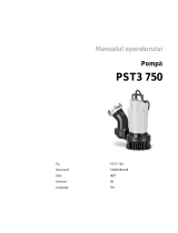 Wacker Neuson PST3750 Manual de utilizare