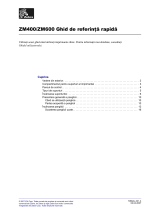 Zebra ZM400/ZM600 Ghid de referință