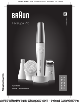 Braun 910, 911, 912, 913, 921, FaceSpa Pro Manual de utilizare