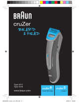 Braun cruZer6 beard&head, cruZer5 beard&head Manual de utilizare