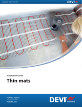 Danfoss DEVI heating mats (thin mats) Instrucțiuni de utilizare