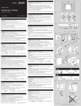 Danfoss Icon™ Display 230V Room Thermostat - On-Wall version Ghid de instalare