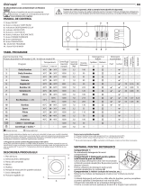 Indesit BWA 71252 W EU/1 Daily Reference Guide