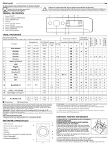 Indesit MTWE 91483 WK EE Daily Reference Guide