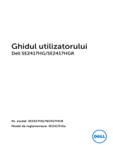 Dell 24 Monitor: SE2417HG Manualul utilizatorului