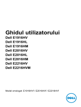 Dell E1916HM Manualul utilizatorului
