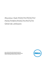 Dell P2217H Manualul utilizatorului