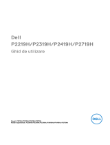 Dell P2219H Manualul utilizatorului