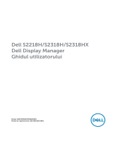 Dell S2218H Manualul utilizatorului