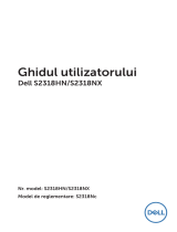 Dell S2318HN/S2318NX Manualul utilizatorului