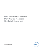 Dell S2318HN/S2318NX Manualul utilizatorului