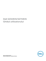 Dell S2319HS Manualul utilizatorului
