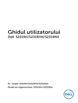 Dell S2319H Manualul utilizatorului