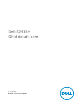 Dell S2415H Manualul utilizatorului