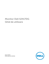 Dell S2417DG Manualul utilizatorului