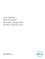 Dell S2418H/S2418HX Manualul utilizatorului