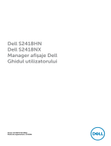 Dell S2418H/S2418HX Manualul utilizatorului