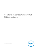 Dell S2716DG Manualul utilizatorului