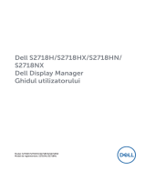 Dell S2718HN/S2718NX Manualul utilizatorului